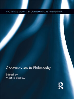 cover image of Contrastivism in Philosophy